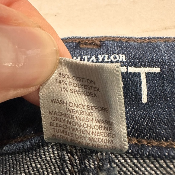 Loft Original Curvy Bootcut Blue Jeans Mid-Rise EUC 16 - Picture 4 of 11